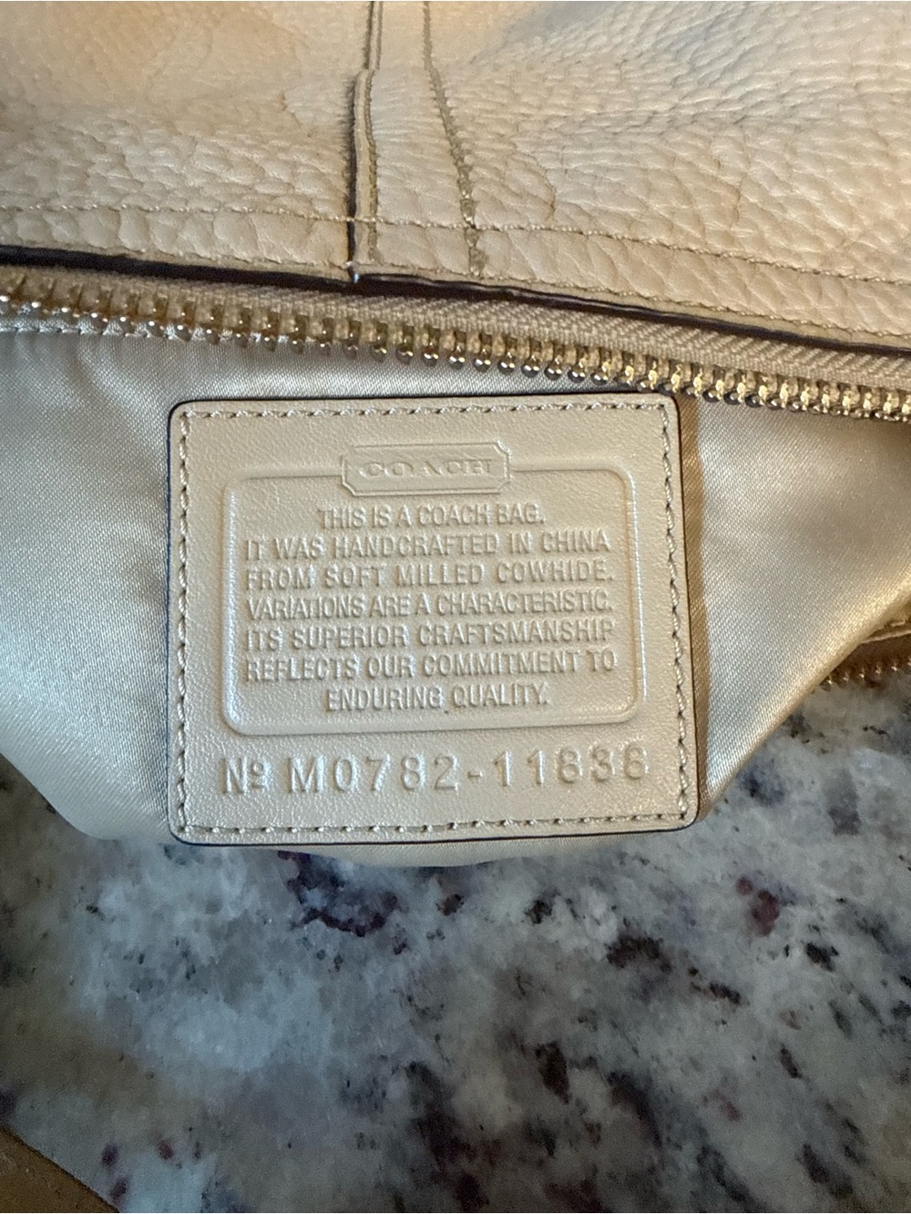 Coach Y2K Soho Buckle Bag Beige 11836 - Picture 9 of 9